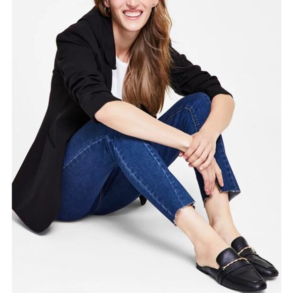 Anne Klein Women's Detachable Hooded Notch-Collar Compression Jacket Size S - Picture 2 of 3